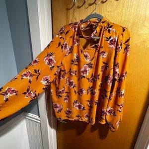 Fashion to Figure floral choker top! Not made anymore!